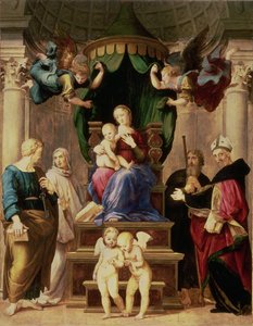 Madonna of the Baldacchino by Raffaello Sanzio Raphael
